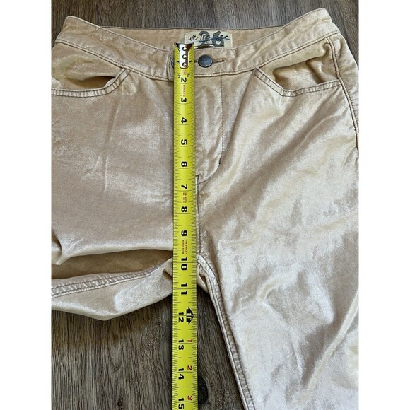 We The Free Women’s Sweet Jane Champagne Velvet Skinny Stretch Pants Size 26 - Picture 7 of 8